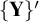 StartSet bold upper Y EndSet prime