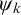 psi Subscript k