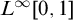 upper L Superscript infinity Baseline 0 comma 1