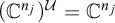 left parenthesis upper C Superscript n Super Subscript j Superscript Baseline right parenthesis Superscript script upper U Baseline equals upper C Superscript n Super Subscript j