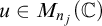 u element of upper M Subscript n Sub Subscript j Baseline left parenthesis double struck upper C right parenthesis