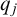 q Subscript j