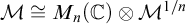 script upper M approximately equals upper M Subscript n Baseline left parenthesis double struck upper C right parenthesis circled times upper M Superscript 1 divided by n