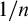 1 divided by n