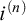 i Superscript left parenthesis n right parenthesis