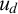 u Subscript d