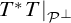 upper T Superscript asterisk Baseline upper T vertical bar Subscript upper P Sub Superscript perpendicular Baseline