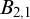 upper B Subscript 2 comma 1
