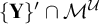 StartSet bold upper Y EndSet prime intersection upper M Superscript script upper U