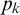 p Subscript k
