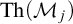 backslash operatorname upper T h left parenthesis upper M Subscript j Baseline right parenthesis