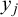 y Subscript j