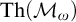 backslash operatorname upper T h left parenthesis upper M Subscript omega Baseline right parenthesis