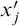 x prime Subscript j
