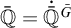 double struck upper Q overbar equals ̇ double struck upper Q overbar Superscript upper G overbar