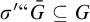 sigma prime quotation mark upper G overbar subset of or equal to upper G