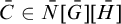 upper C overbar element of upper N overbar upper G overbar upper H overbar