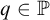 q element of double struck upper P