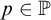 p element of double struck upper P