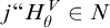 j quotation mark upper H Subscript theta Superscript upper V Baseline element of upper N
