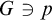 upper G contains as member p