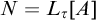 upper N equals upper L Subscript tau Baseline upper A