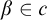 beta element of c