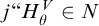 j quotation mark upper H Subscript theta Superscript upper V Baseline element of upper N
