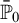 ModifyingAbove bar With bar double struck upper P Baseline 0