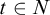 t element of upper N