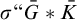 sigma quotation mark upper G overbar asterisk upper K overbar