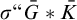 sigma quotation mark upper G overbar asterisk upper K overbar