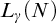 upper L Subscript gamma Baseline left parenthesis upper N right parenthesis