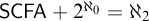 upper S upper C upper F upper A plus 2 Superscript normal first transfinite cardinal 0 Baseline equals normal first transfinite cardinal 2