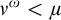 nu Superscript omega Baseline less than mu