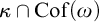 kappa intersection upper C o f left parenthesis omega right parenthesis