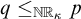 q less than or equals Subscript upper N upper R Sub Subscript kappa Baseline p
