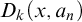upper D Subscript k Baseline left parenthesis x comma a Subscript n Baseline right parenthesis