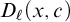 upper D Subscript script l Baseline left parenthesis x comma c right parenthesis