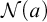 script upper N left parenthesis a right parenthesis