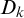upper D Subscript k