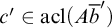 c prime element of backslash operatorname a c l left parenthesis upper A b overbar prime right parenthesis