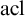 backslash operatorname a c l