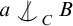 a yields sub C B