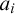 a Subscript i