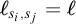 script l Subscript s Sub Subscript i Subscript comma s Sub Subscript j Subscript Baseline equals script l