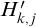 upper H Subscript k comma j Baseline prime