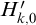 upper H Subscript k comma 0 Baseline prime