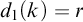 d 1 left parenthesis k right parenthesis equals r