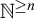 upper N Superscript greater than or equals n